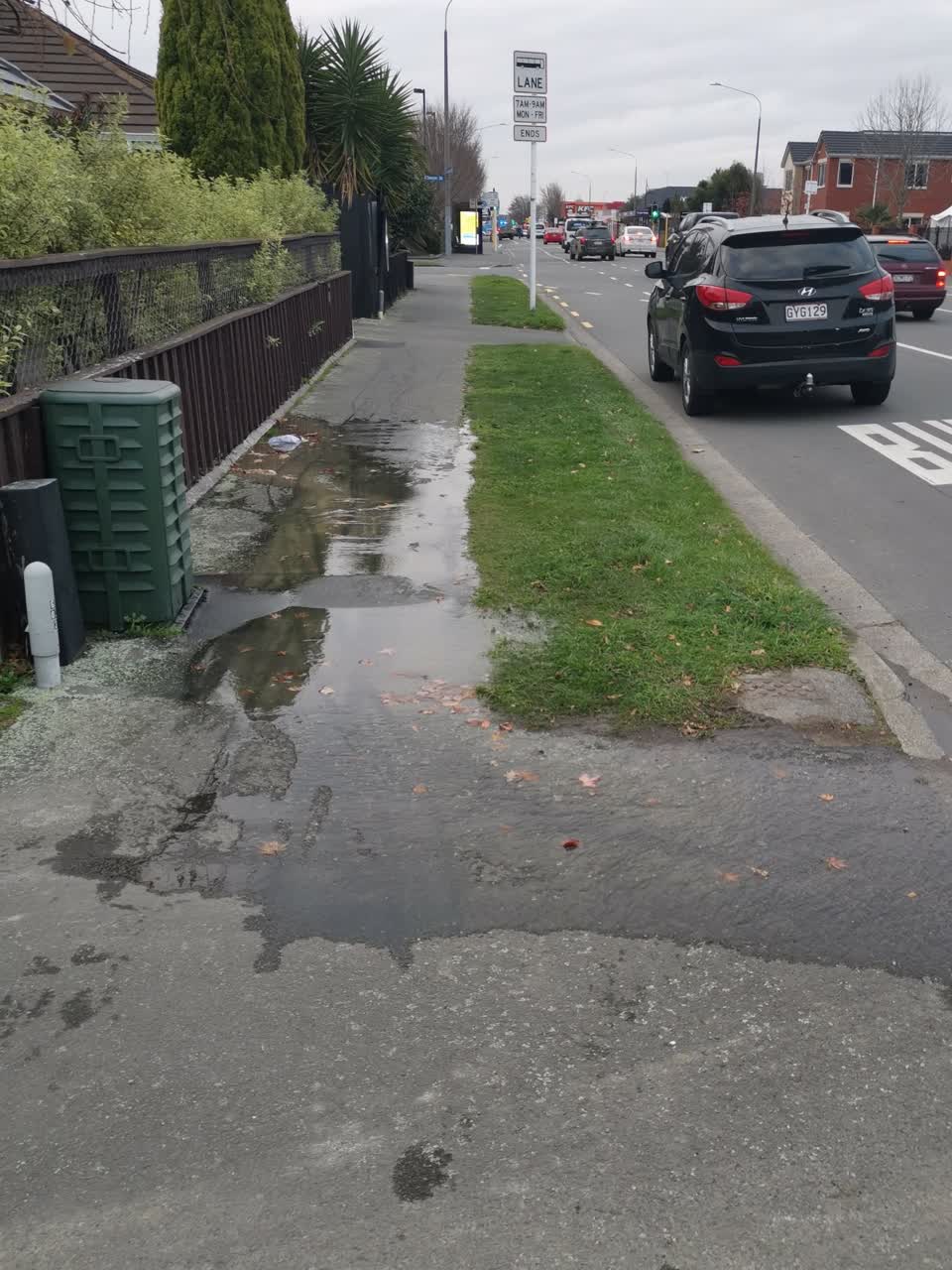 The photograph attached to this water supply report