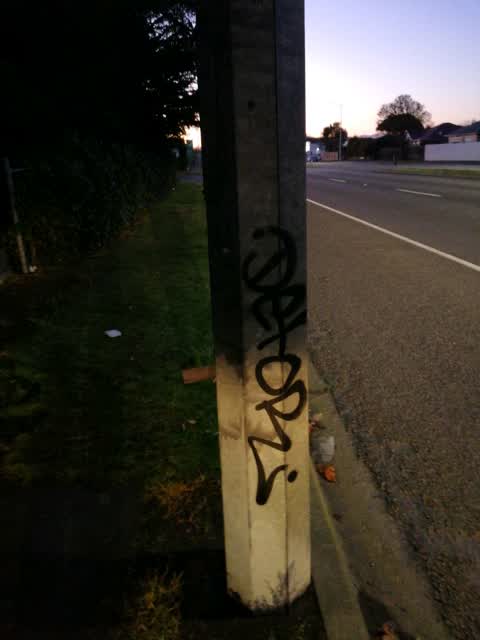 Graffiti, a report photo