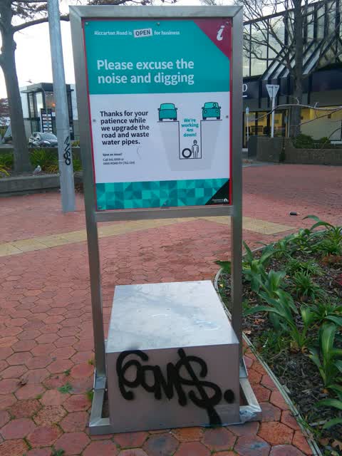 Graffiti, a report photo