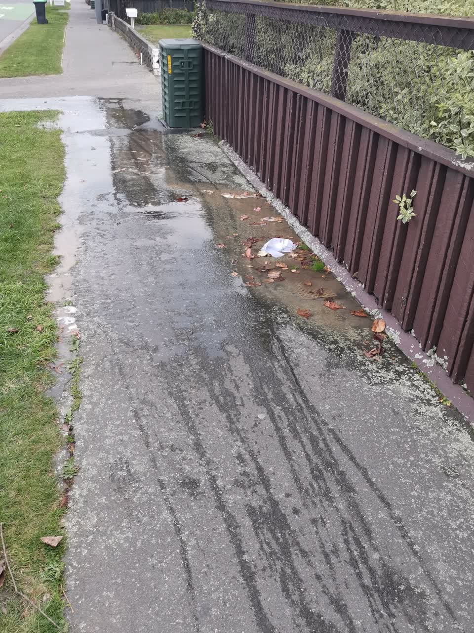 The photograph attached to this water supply report