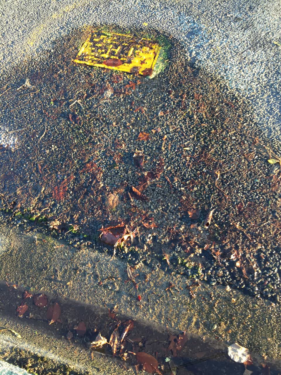 The photograph attached to this wastewater/stormwater report