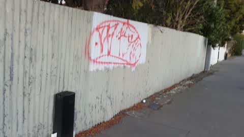 Graffiti, a report photo