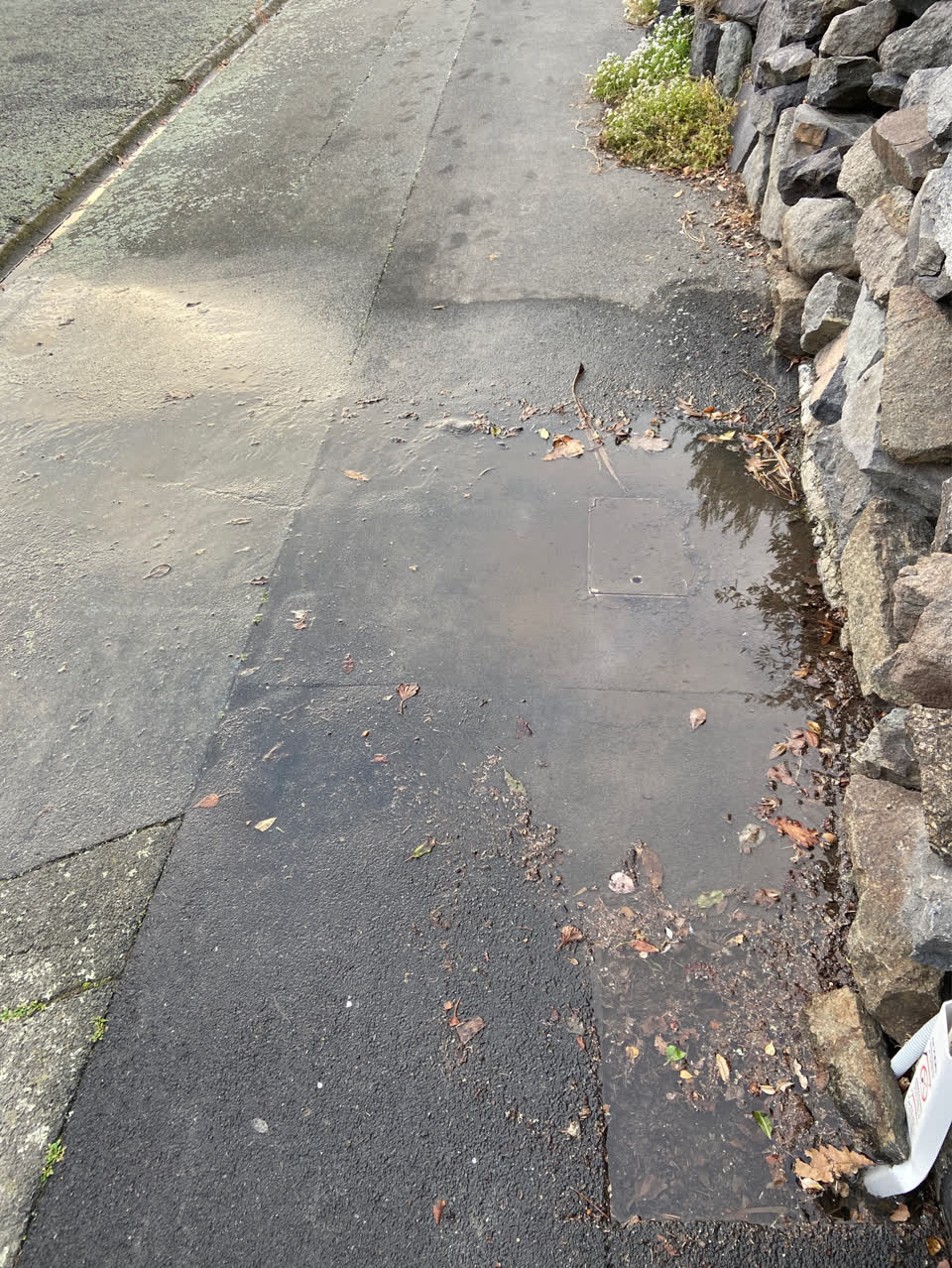 The photograph attached to this water supply report