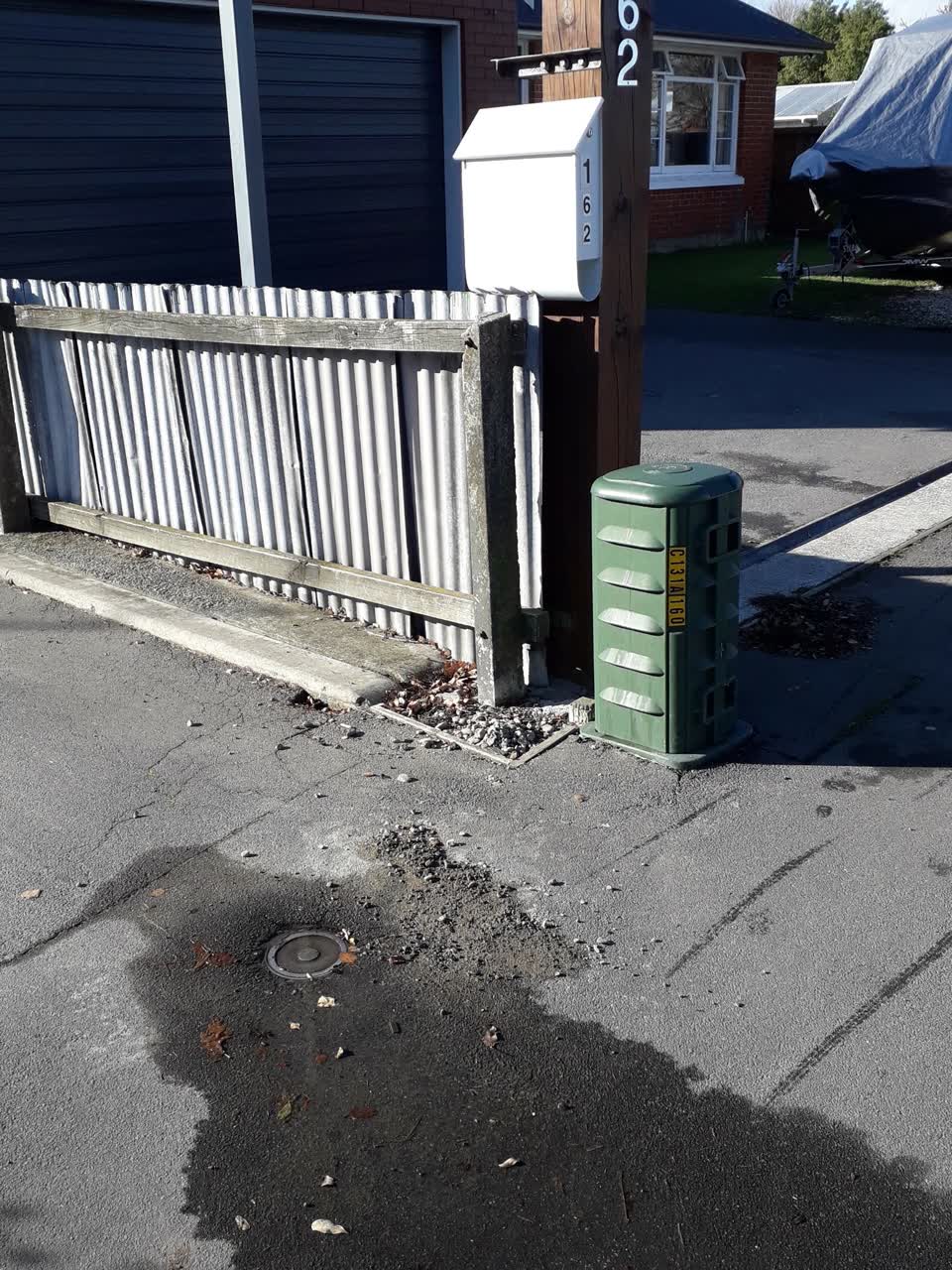 The photograph attached to this water supply report