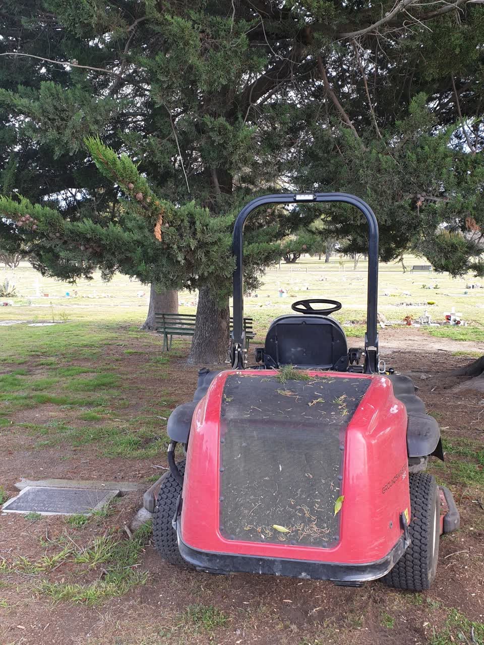The photograph attached to this parks report