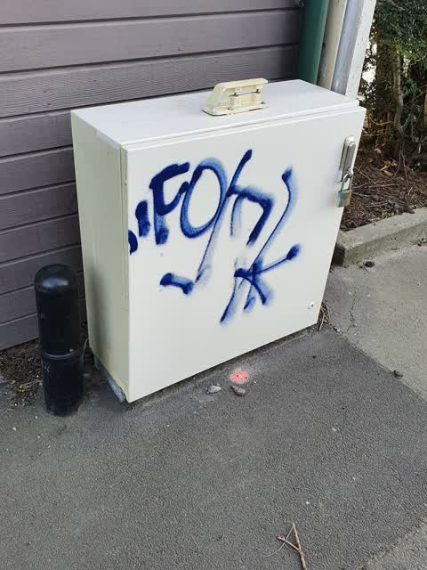 Graffiti, a report photo