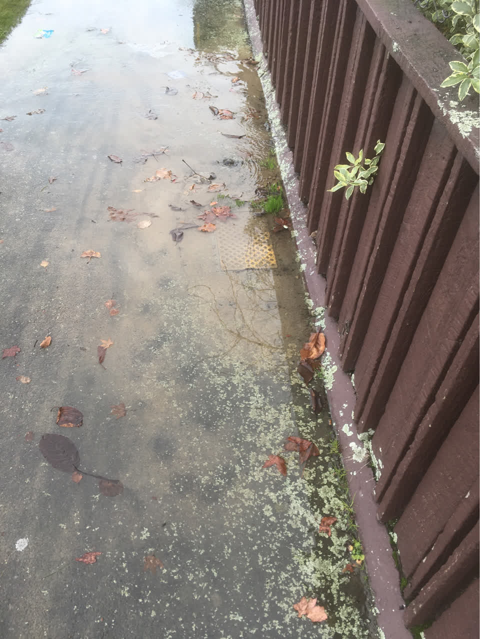 The photograph attached to this wastewater/stormwater report
