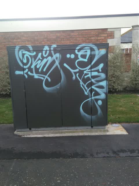 Graffiti, a report photo