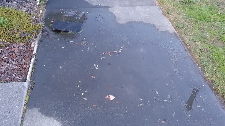 The photograph attached to this water supply report