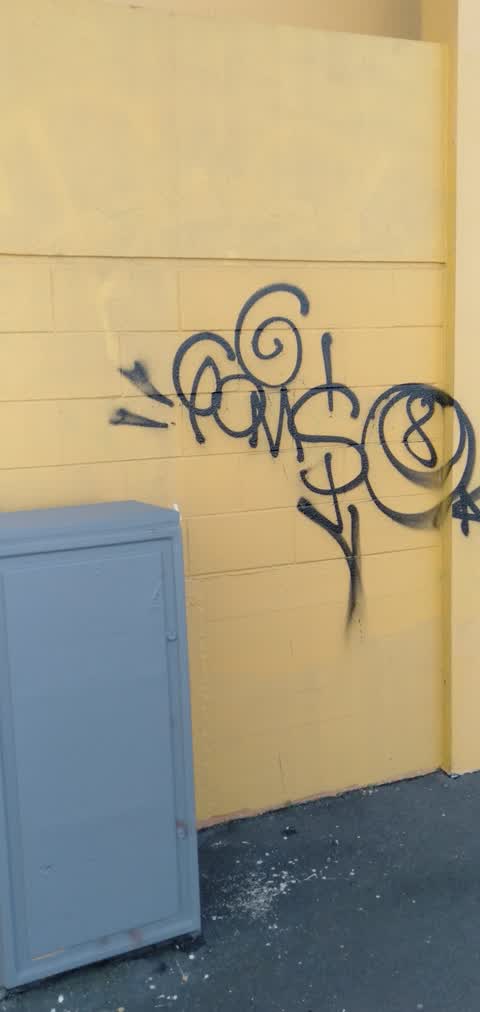 Graffiti, a report photo