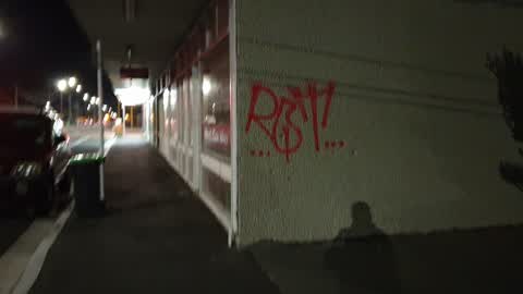 Graffiti, a report photo