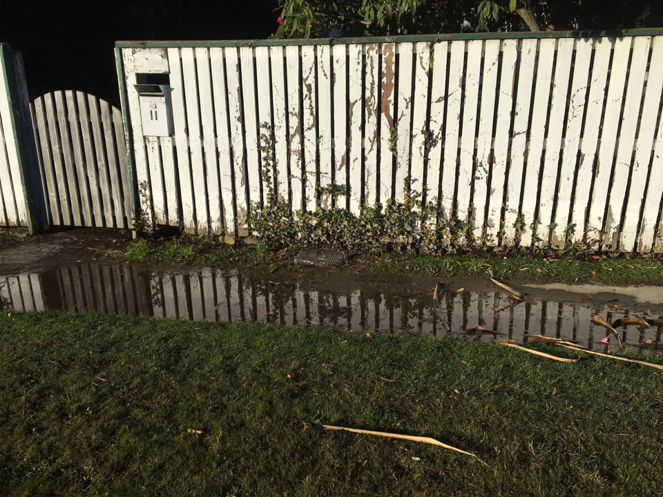 The photograph attached to this water supply report