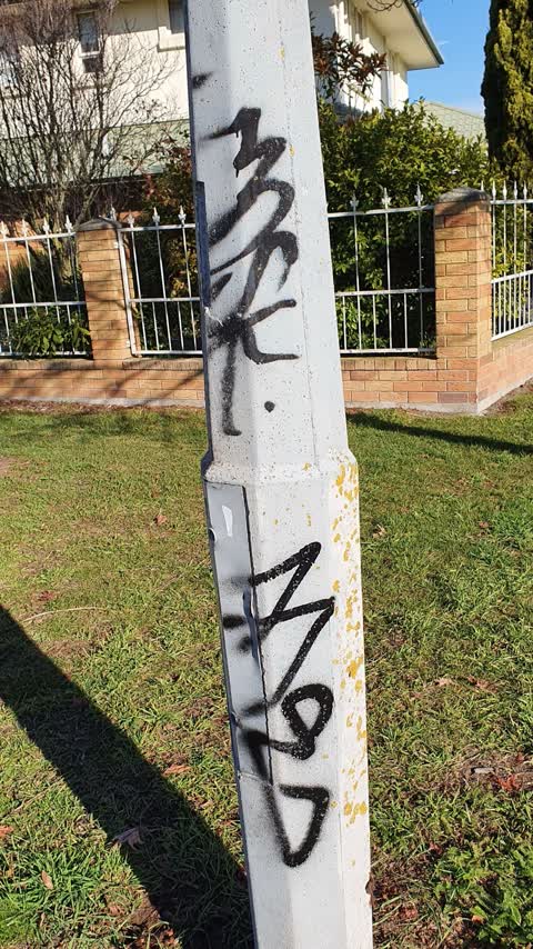 Graffiti, a report photo
