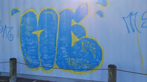 Graffiti, a report photo