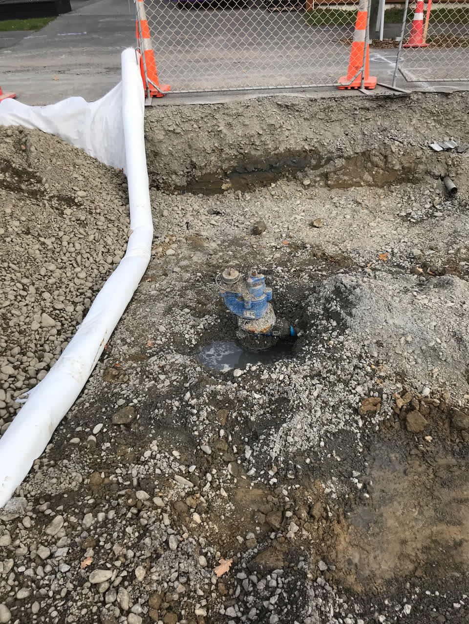 The photograph attached to this water supply report