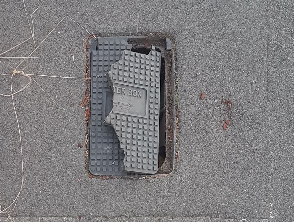 The photograph attached to this wastewater/stormwater report