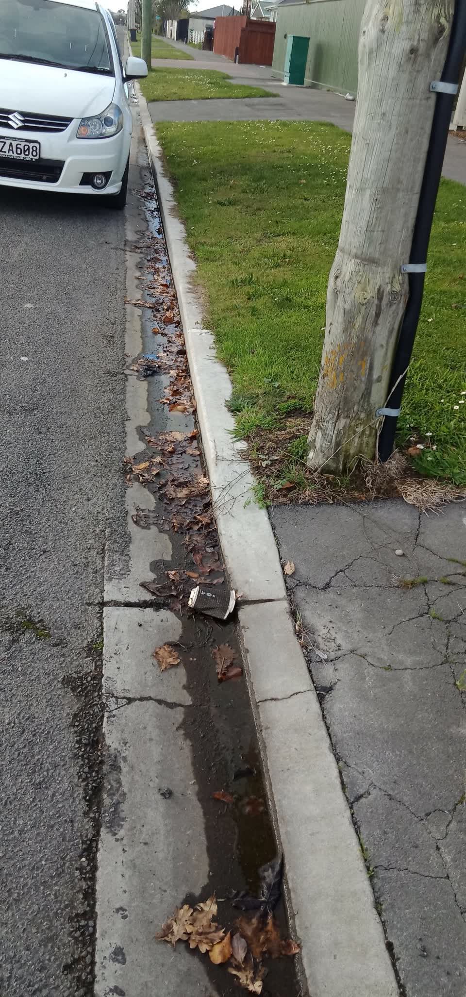 The photograph attached to this wastewater/stormwater report