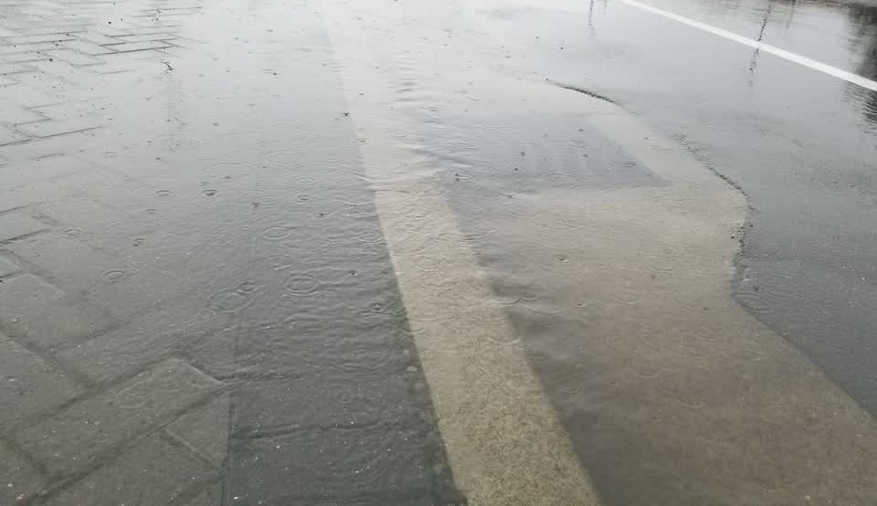 The photograph attached to this wastewater/stormwater report