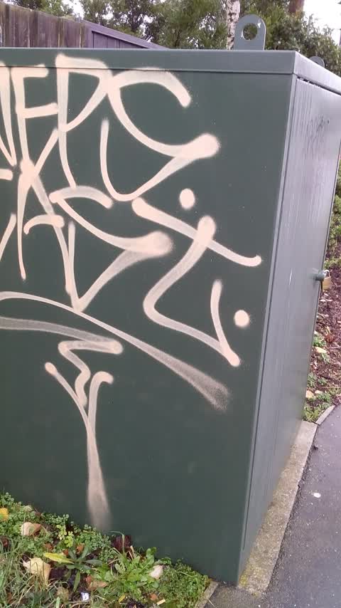 Graffiti, a report photo