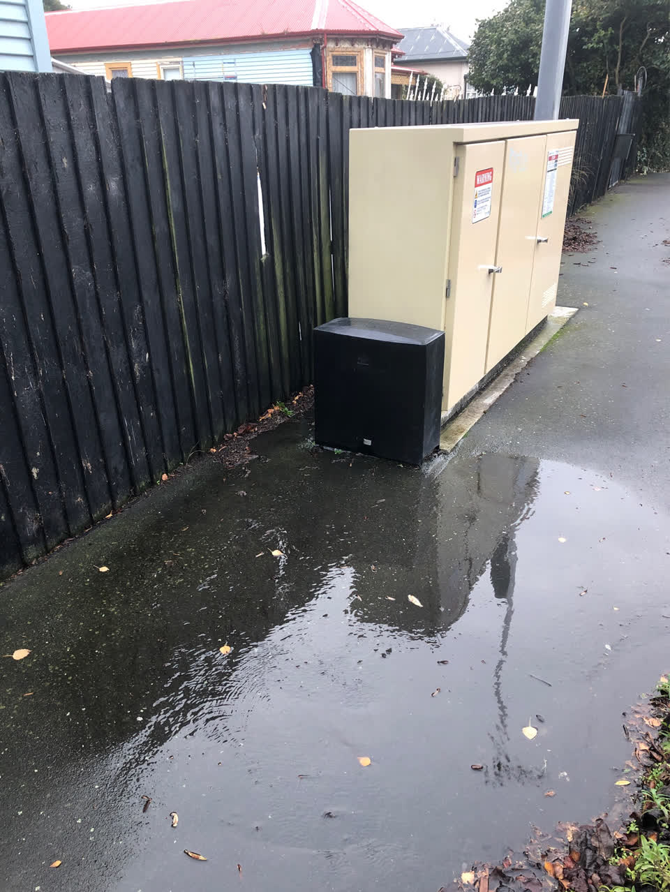 The photograph attached to this water supply report