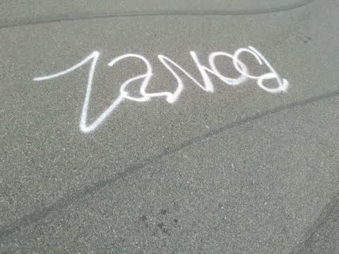 Graffiti, a report photo