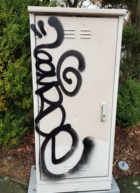 Graffiti, a report photo