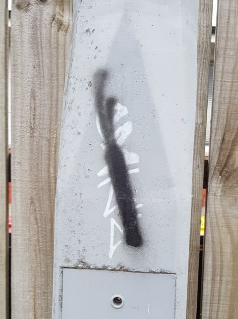 Graffiti, a report photo