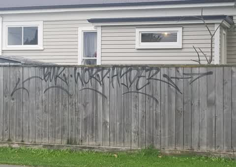 Graffiti, a report photo