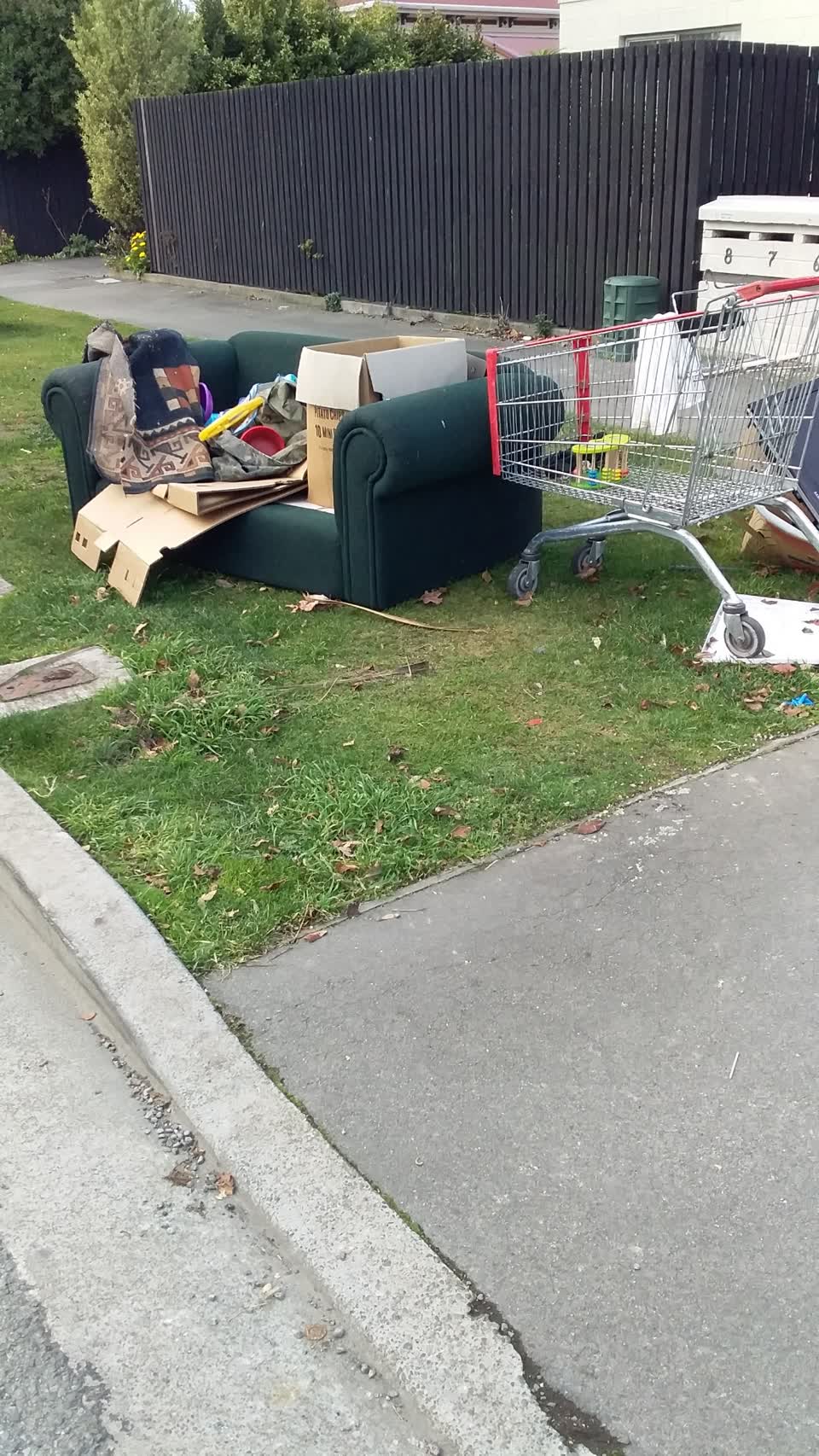 The photograph attached to this rubbish/recycling report