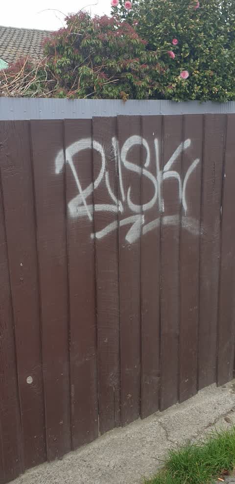 Graffiti, a report photo