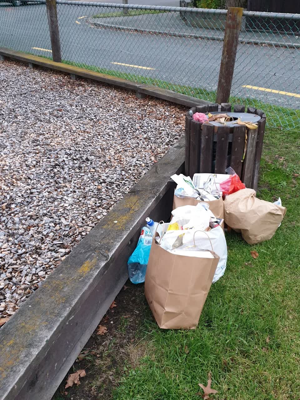The photograph attached to this parks report