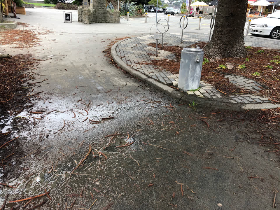 The photograph attached to this water supply report