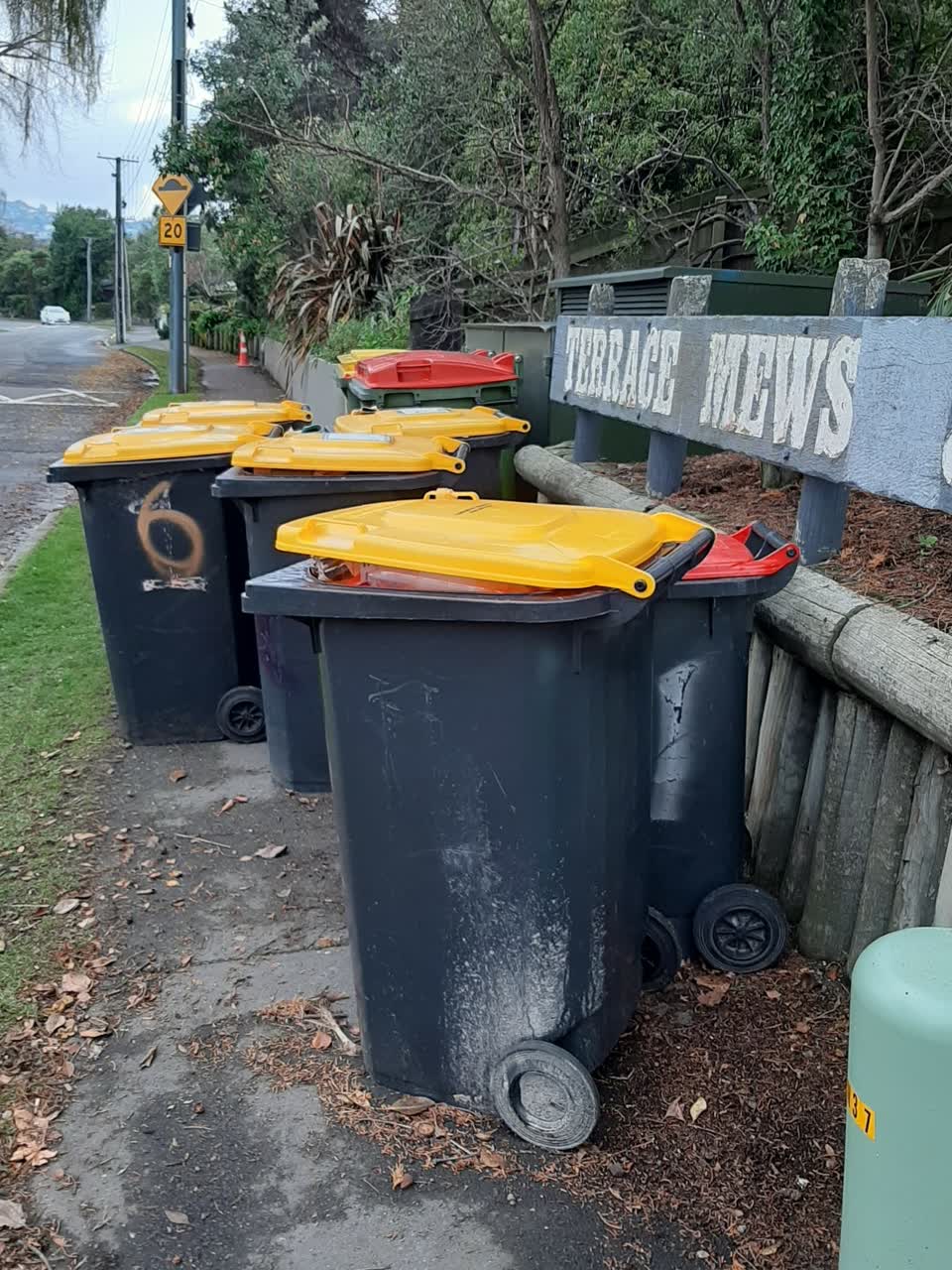 The photograph attached to this rubbish/recycling report