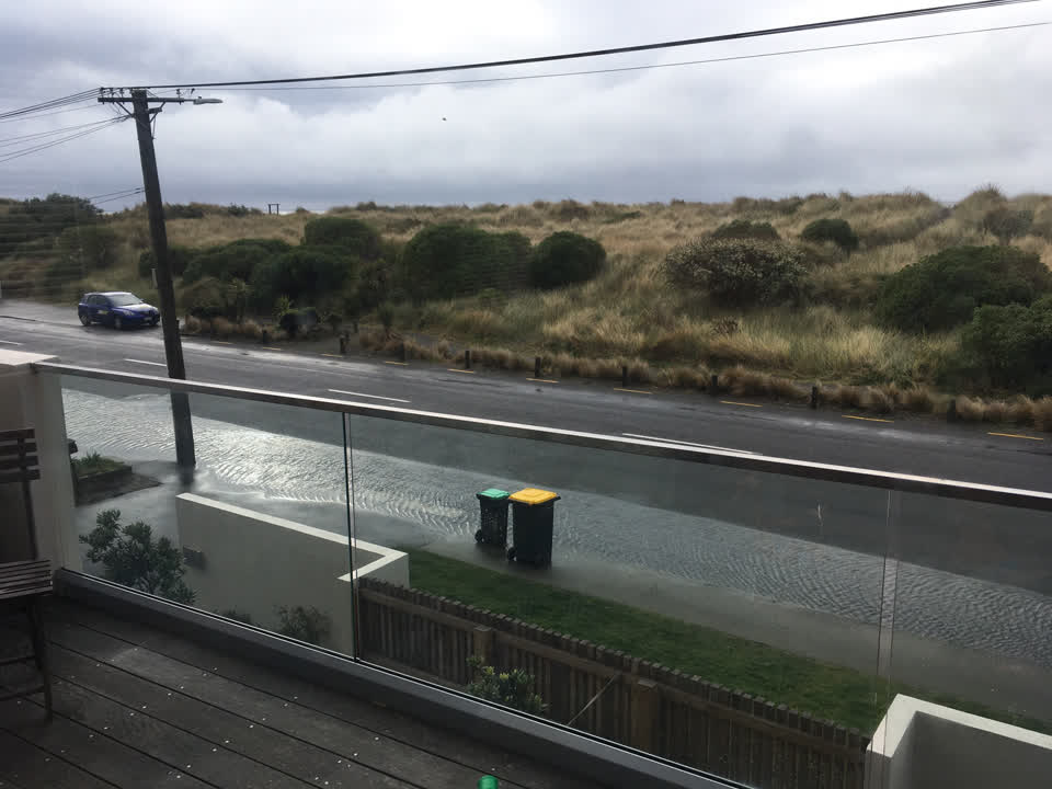 The photograph attached to this flooding report