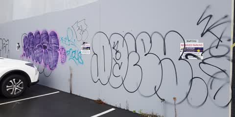 Graffiti, a report photo