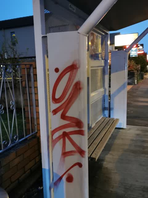 Graffiti, a report photo