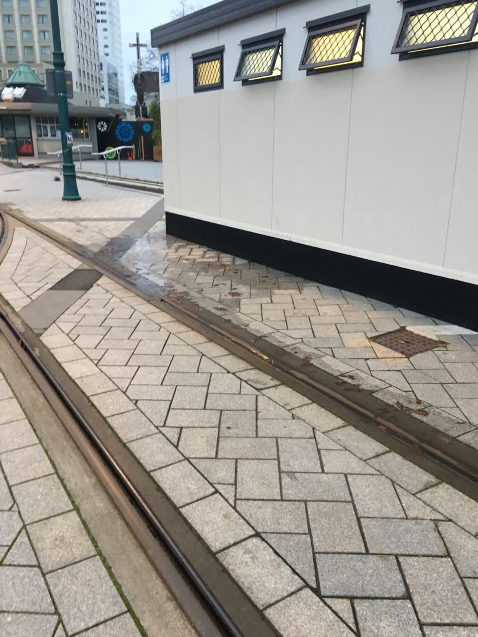 The photograph attached to this wastewater/stormwater report