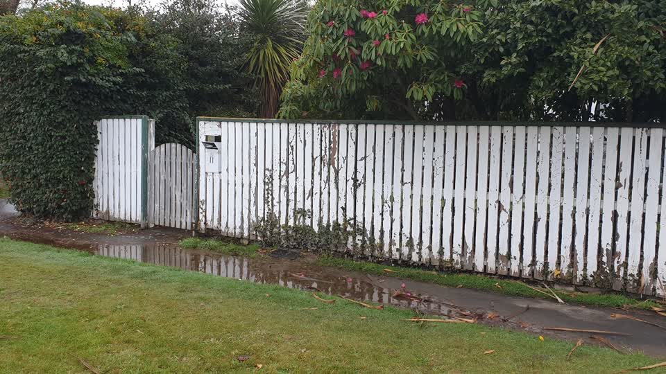 The photograph attached to this wastewater/stormwater report