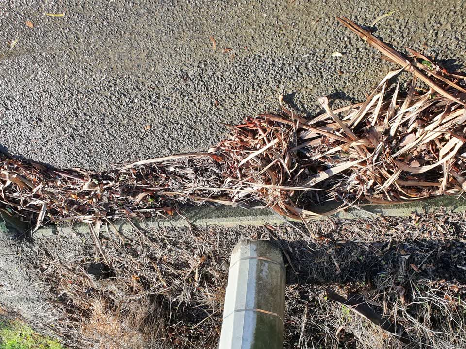 The photograph attached to this wastewater/stormwater report