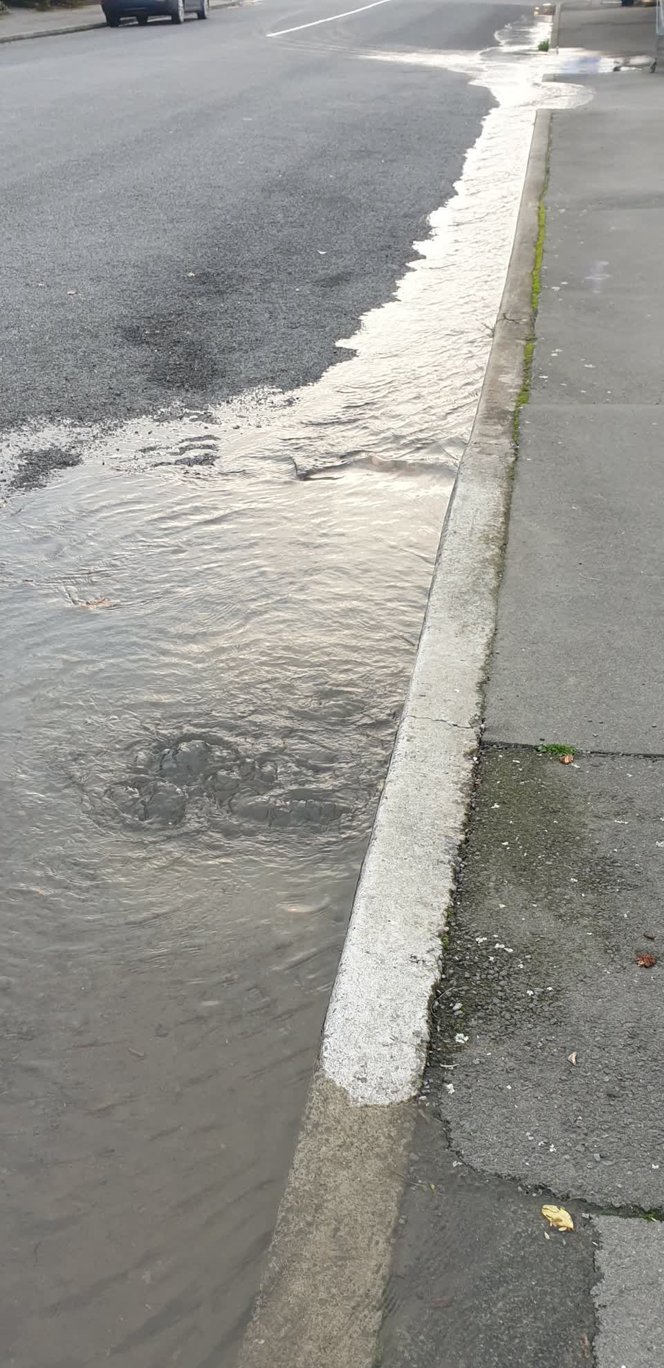 The photograph attached to this wastewater/stormwater report