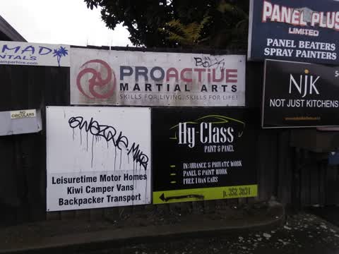 Graffiti, a report photo