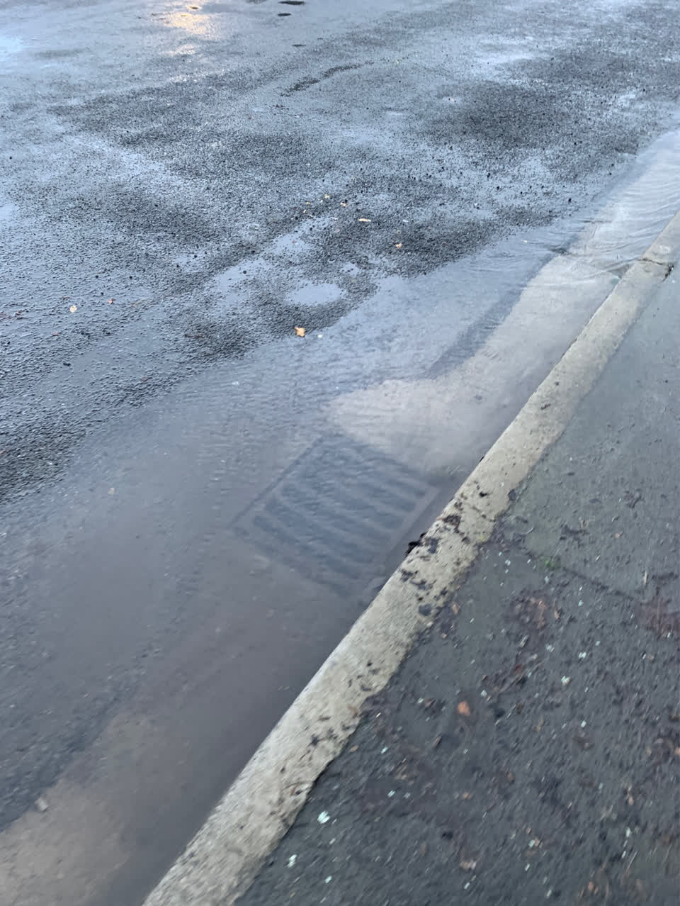 The photograph attached to this wastewater/stormwater report