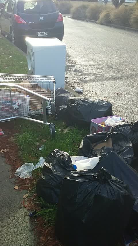 Rubbish/Recycling, a report photo
