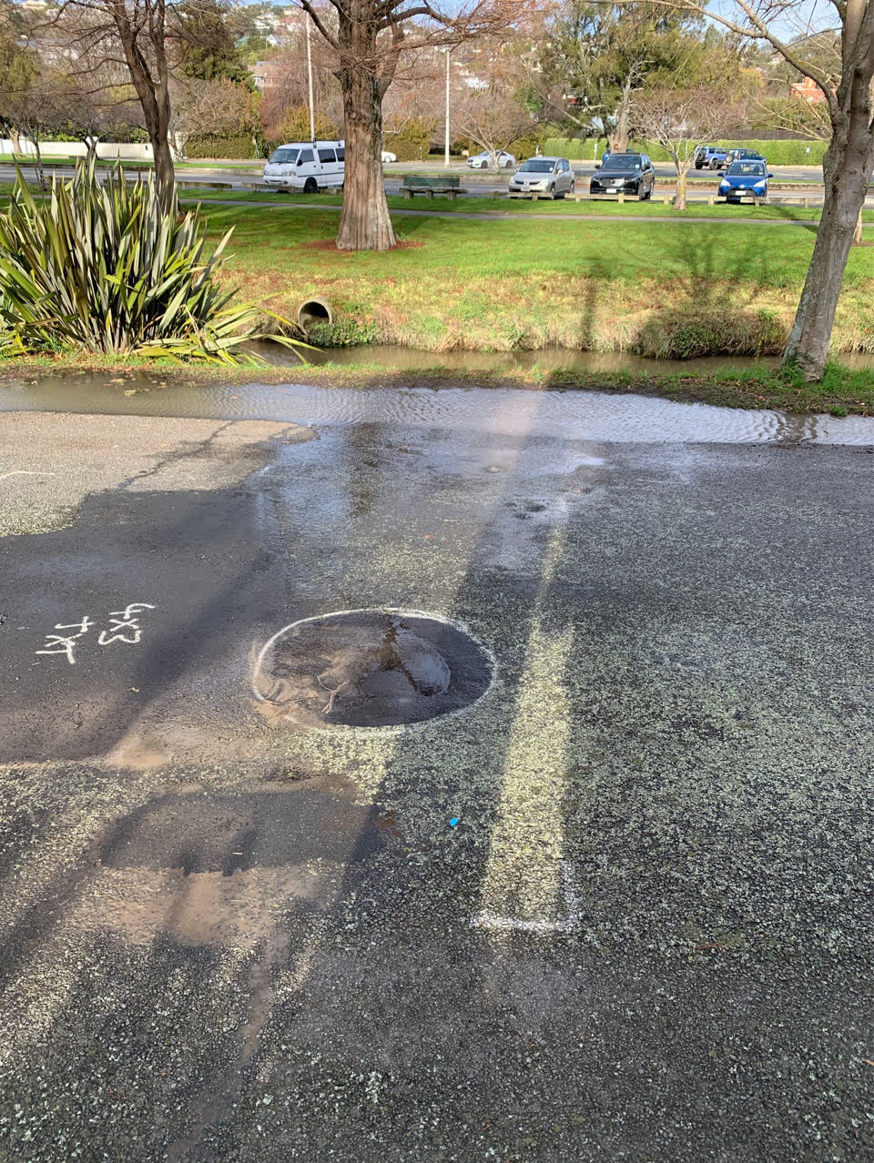 The photograph attached to this water supply report