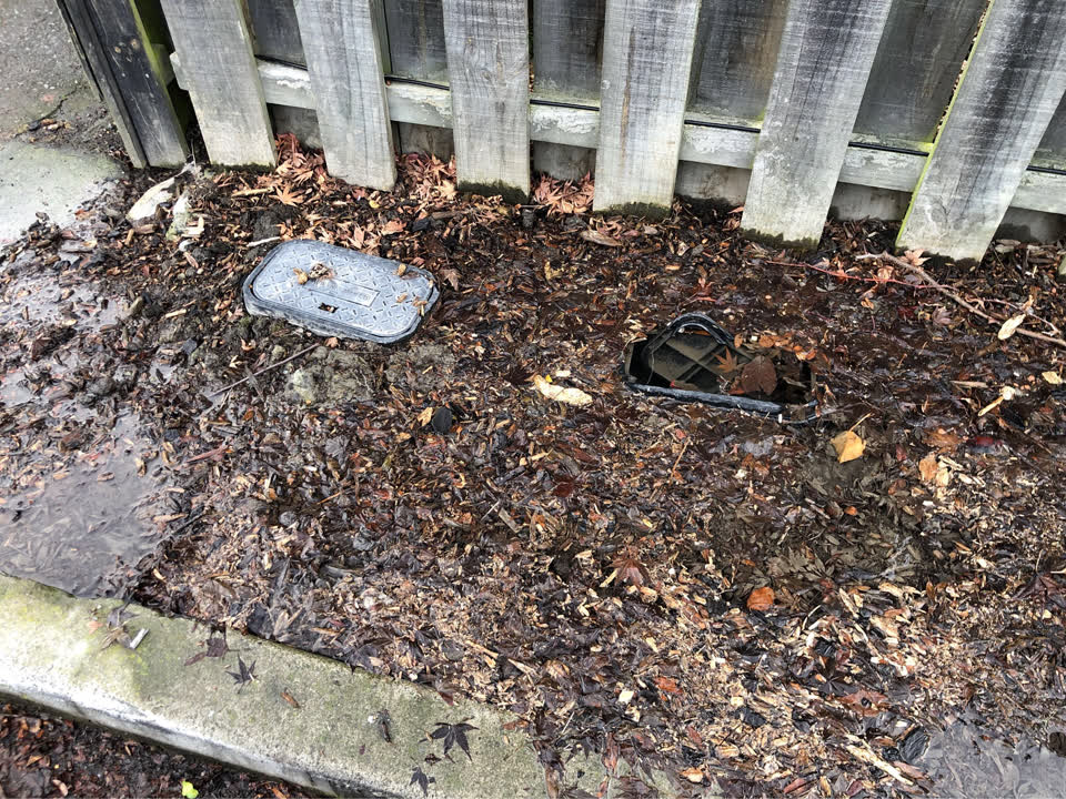 The photograph attached to this water supply report