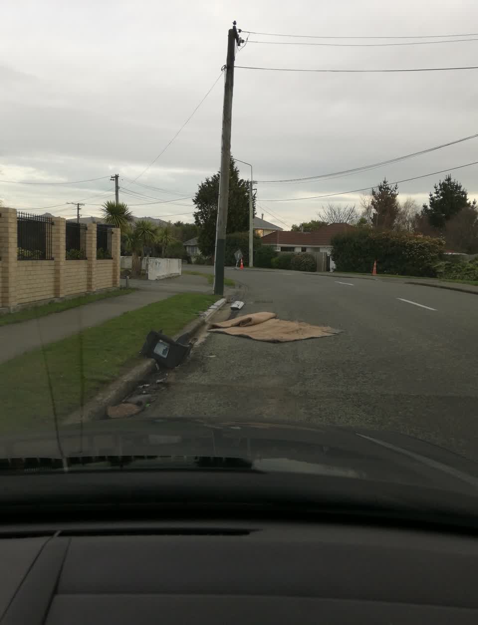 The photograph attached to this rubbish/recycling report