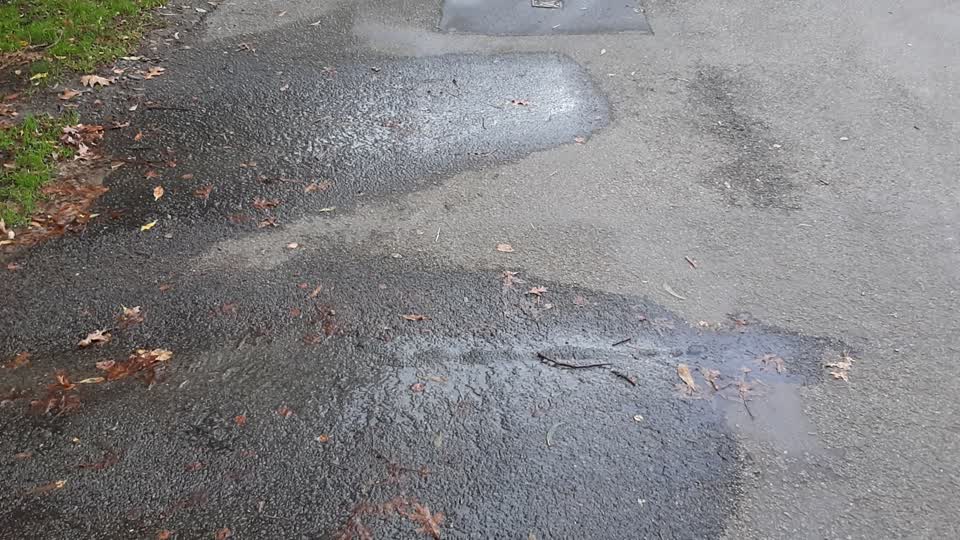 The photograph attached to this wastewater/stormwater report
