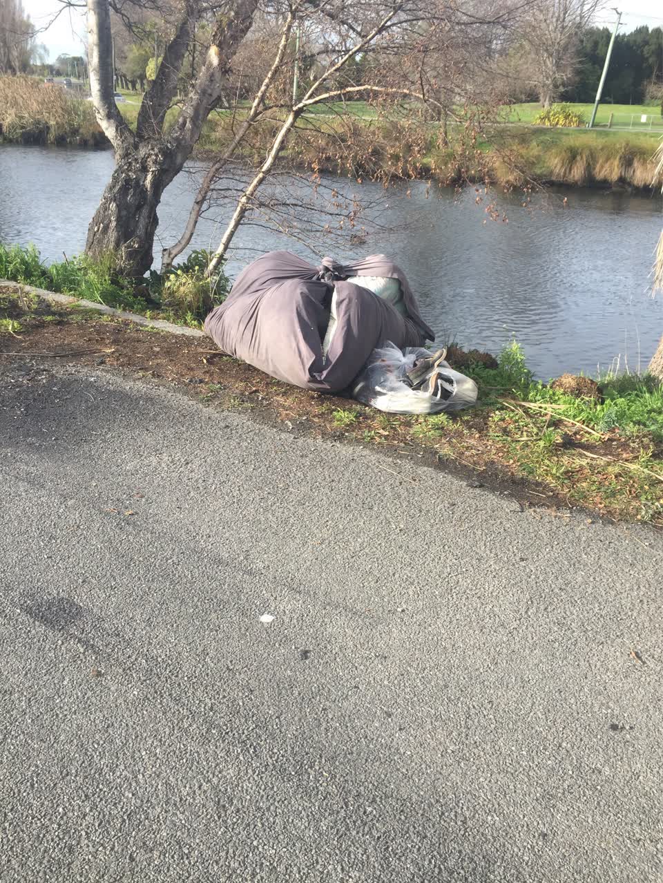The photograph attached to this rubbish/recycling report