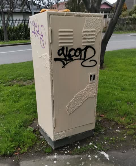 Graffiti, a report photo
