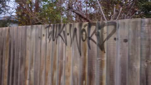 Graffiti, a report photo